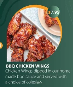 Chicken menu item