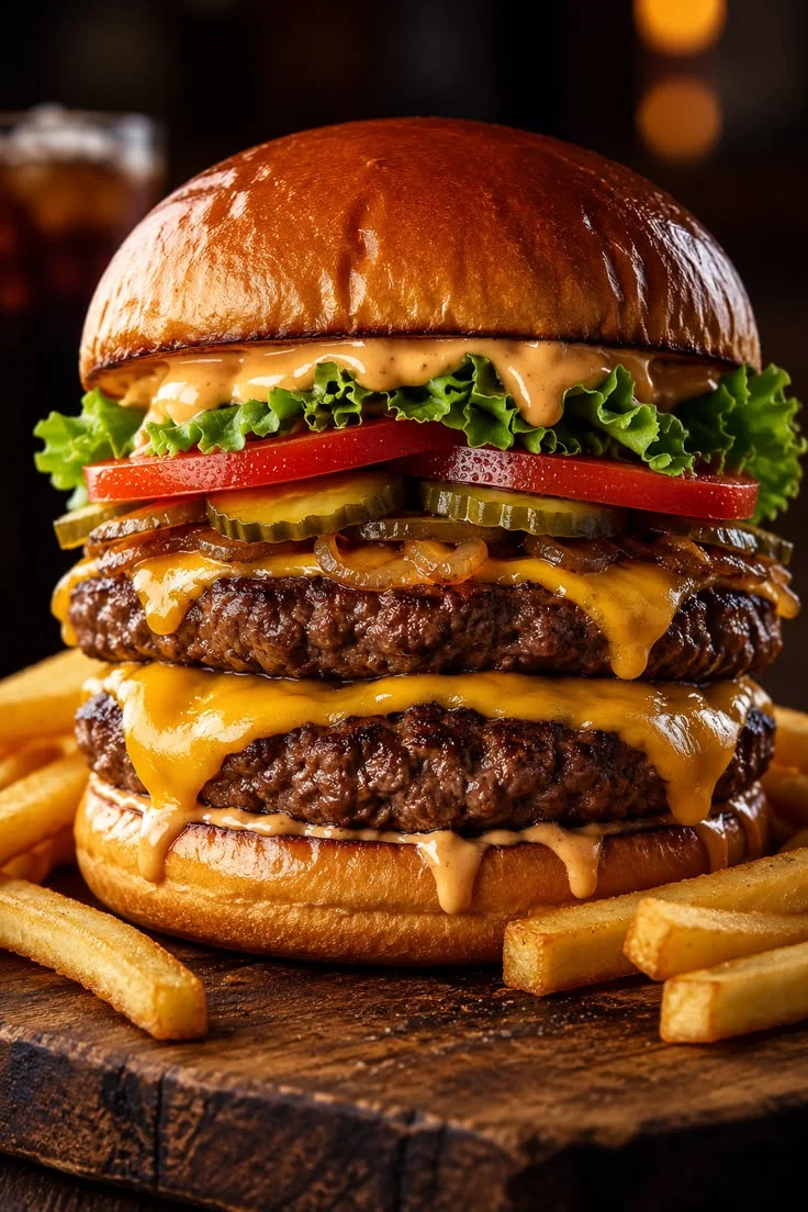 Burger menu item