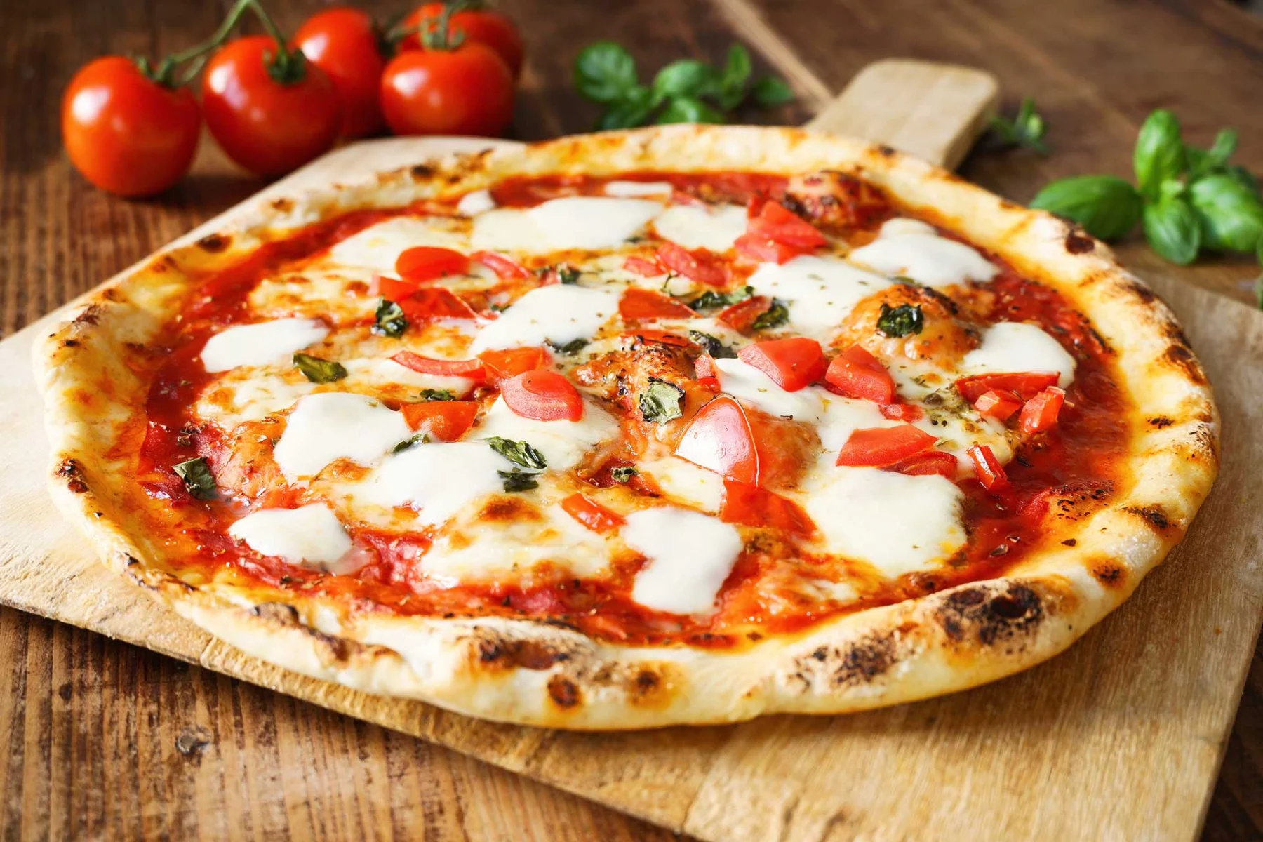 margherita pizza menu item