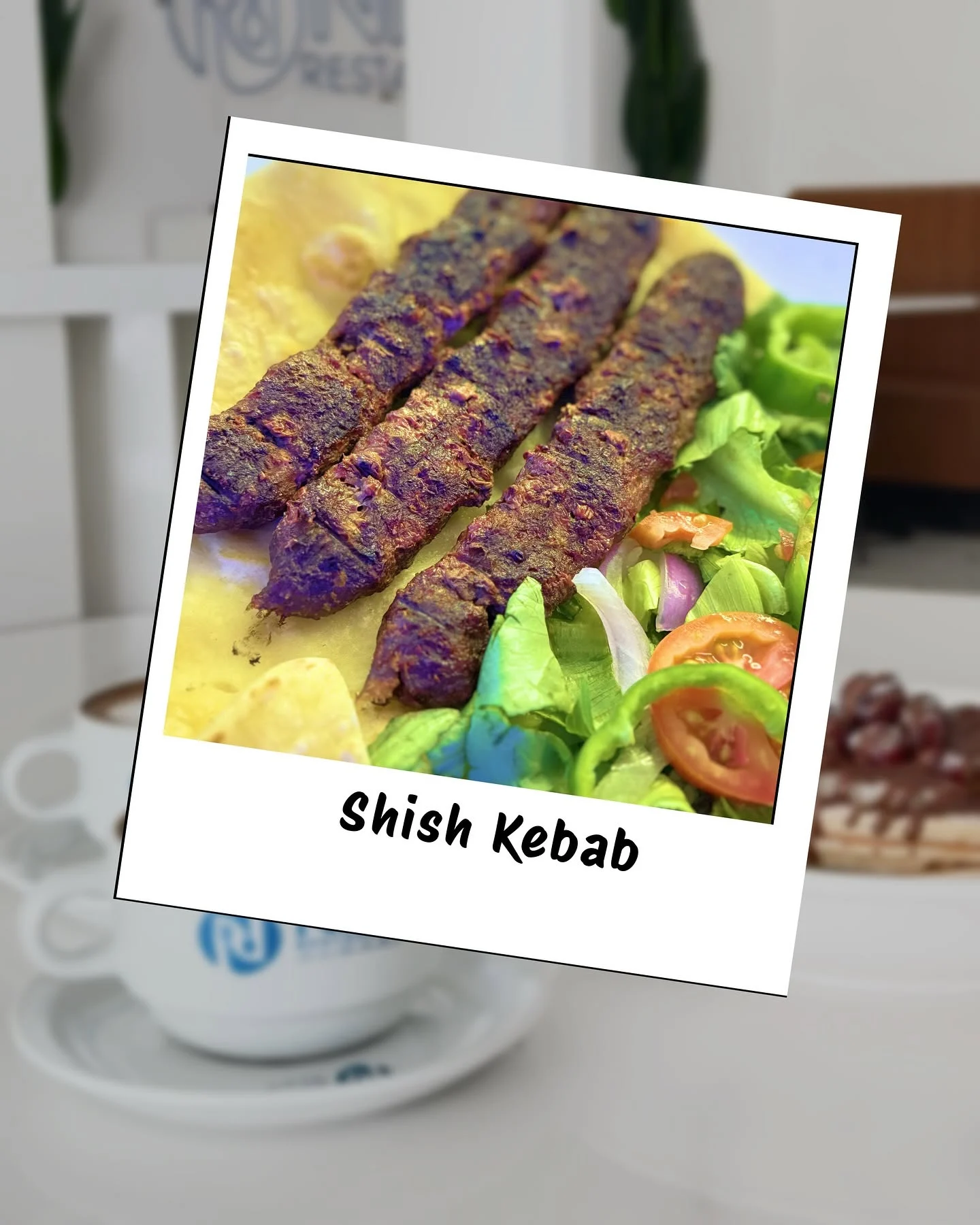 fish kabab menu item