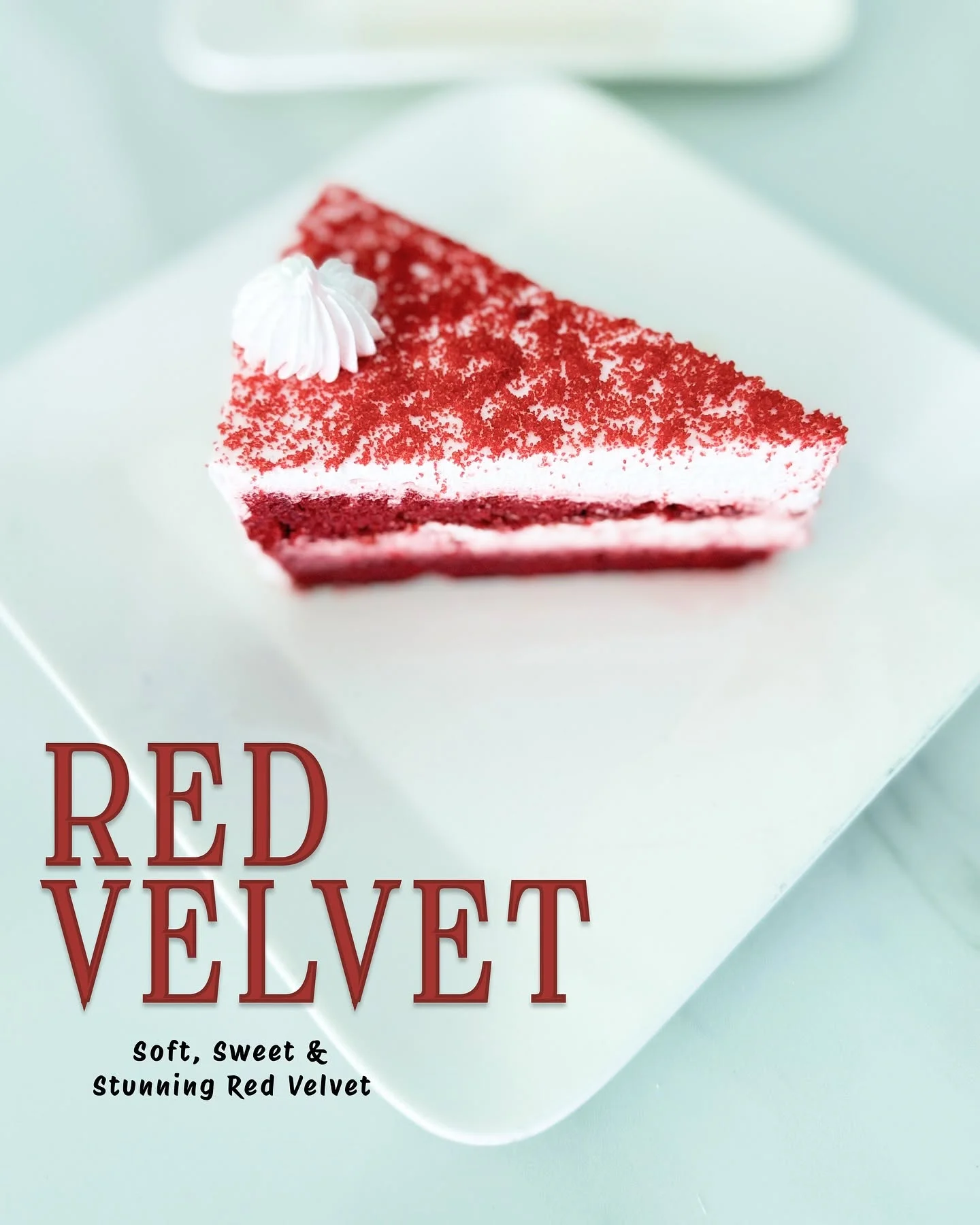 red velvet menu item