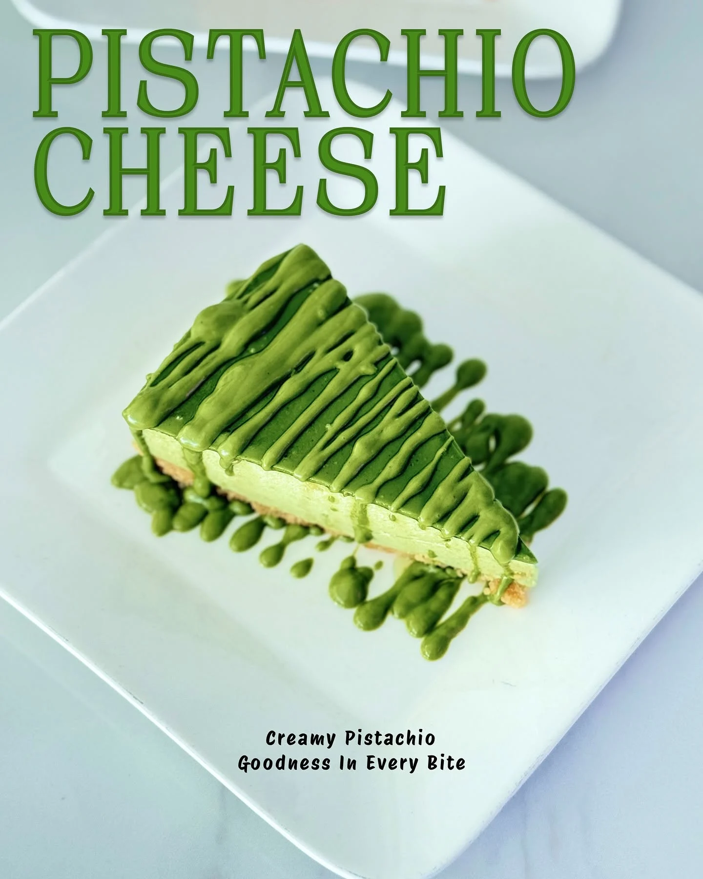 pistachio chees menu item