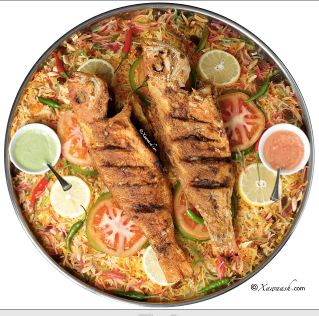 rice-fish red menu item