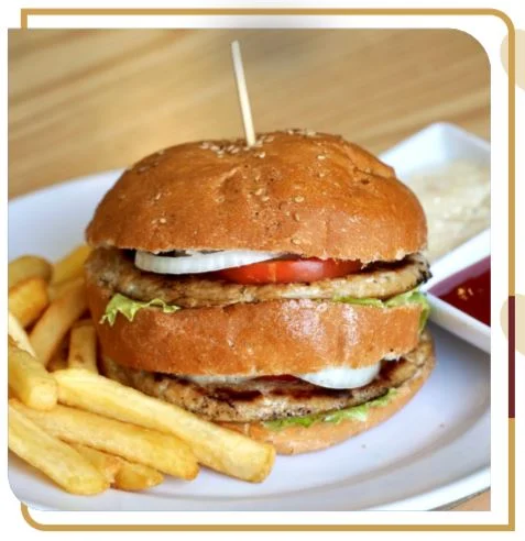Double Chicken Burger menu item