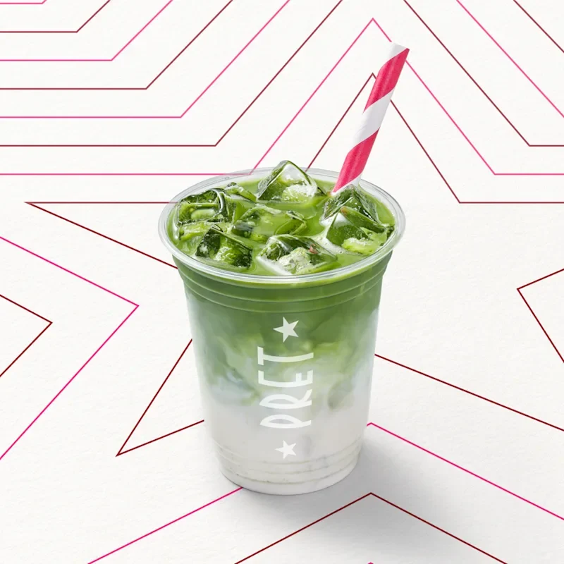 macha latte menu item