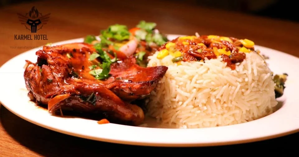 Rice with meat menu item
