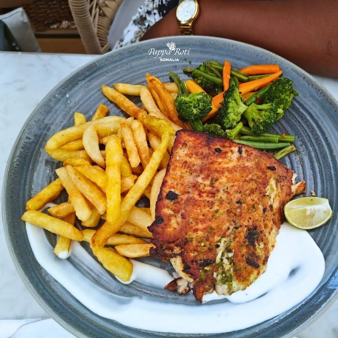 fish with chips menu item